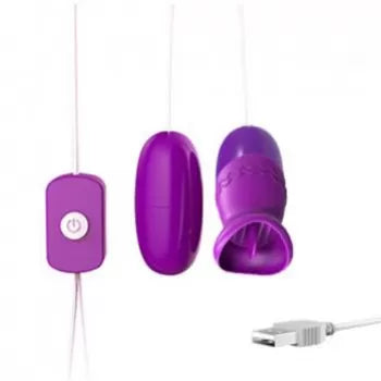 Dos balas con control usb, chupon, 1 funcion