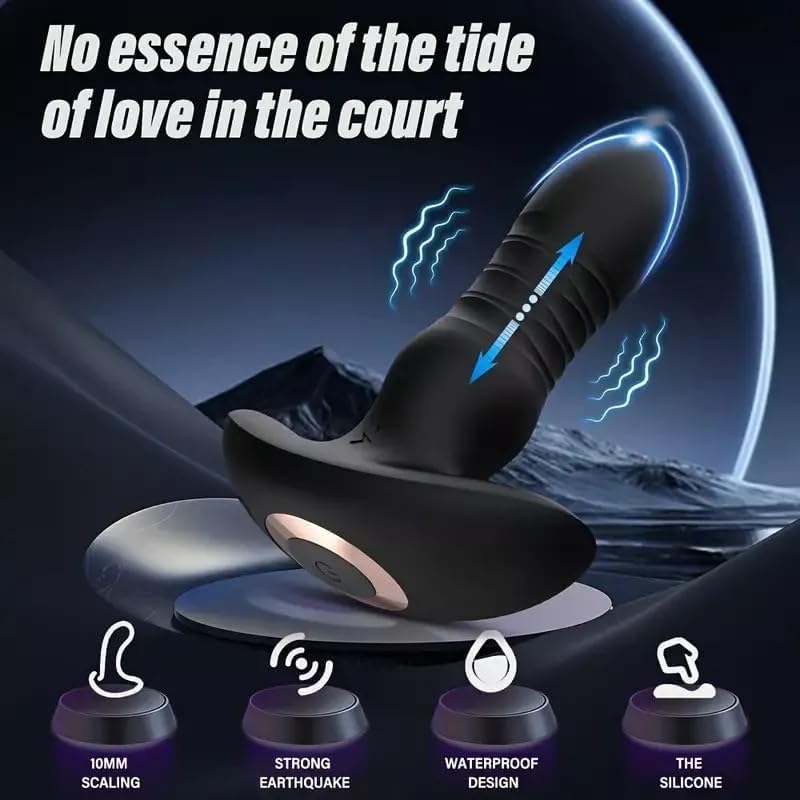 Prostatico de silicon empuje y vibracion