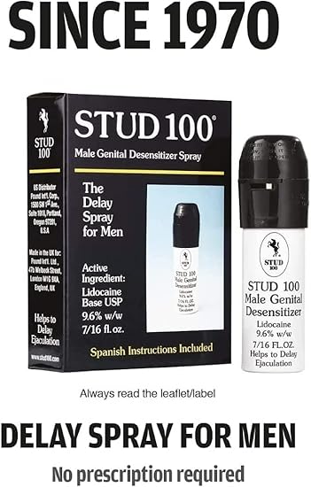 Studd 100 Spray desensibilizador hombre 16oz