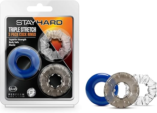 Triple Stretch 3 Pack Cock Ring