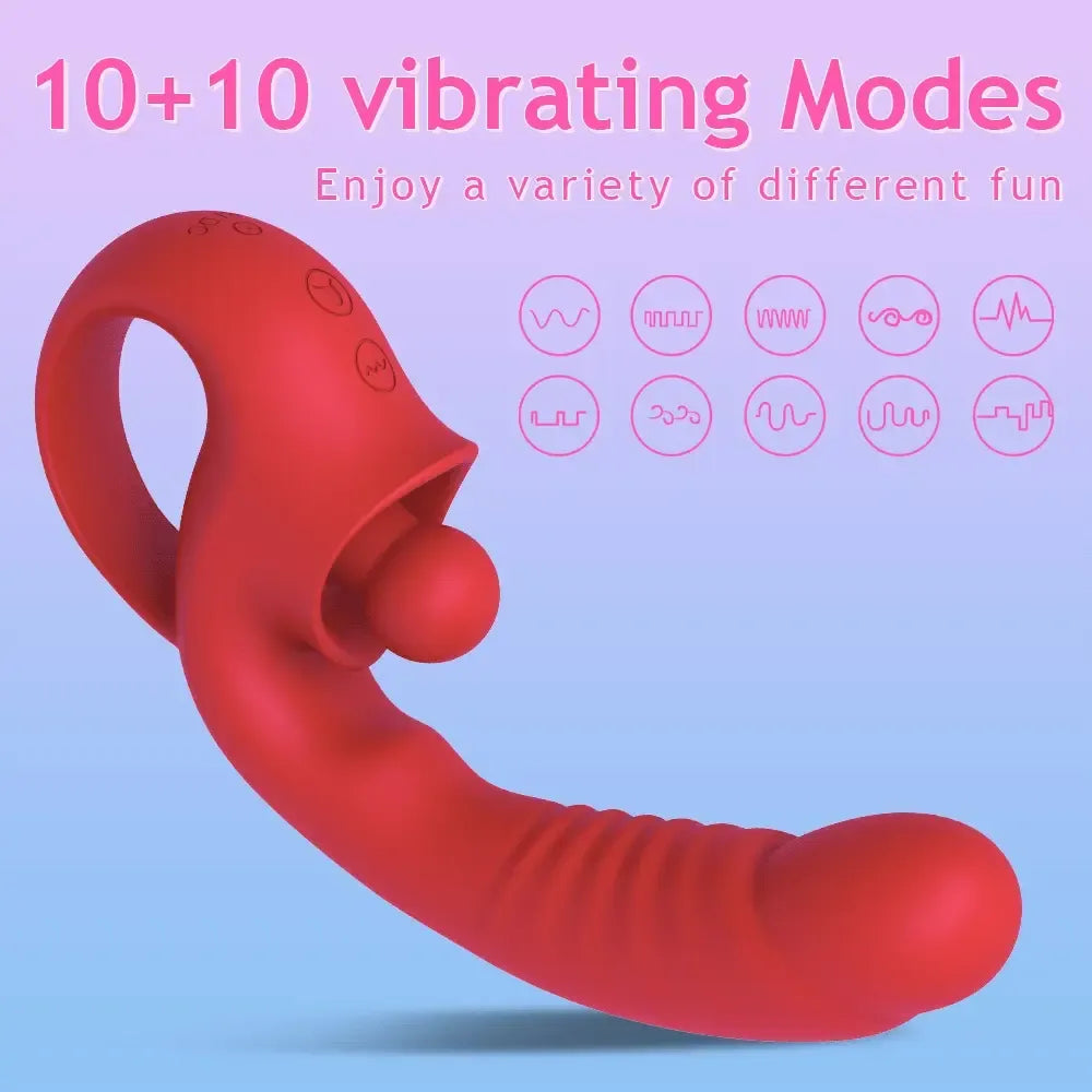 Vibrador Realista Doble Cabezal