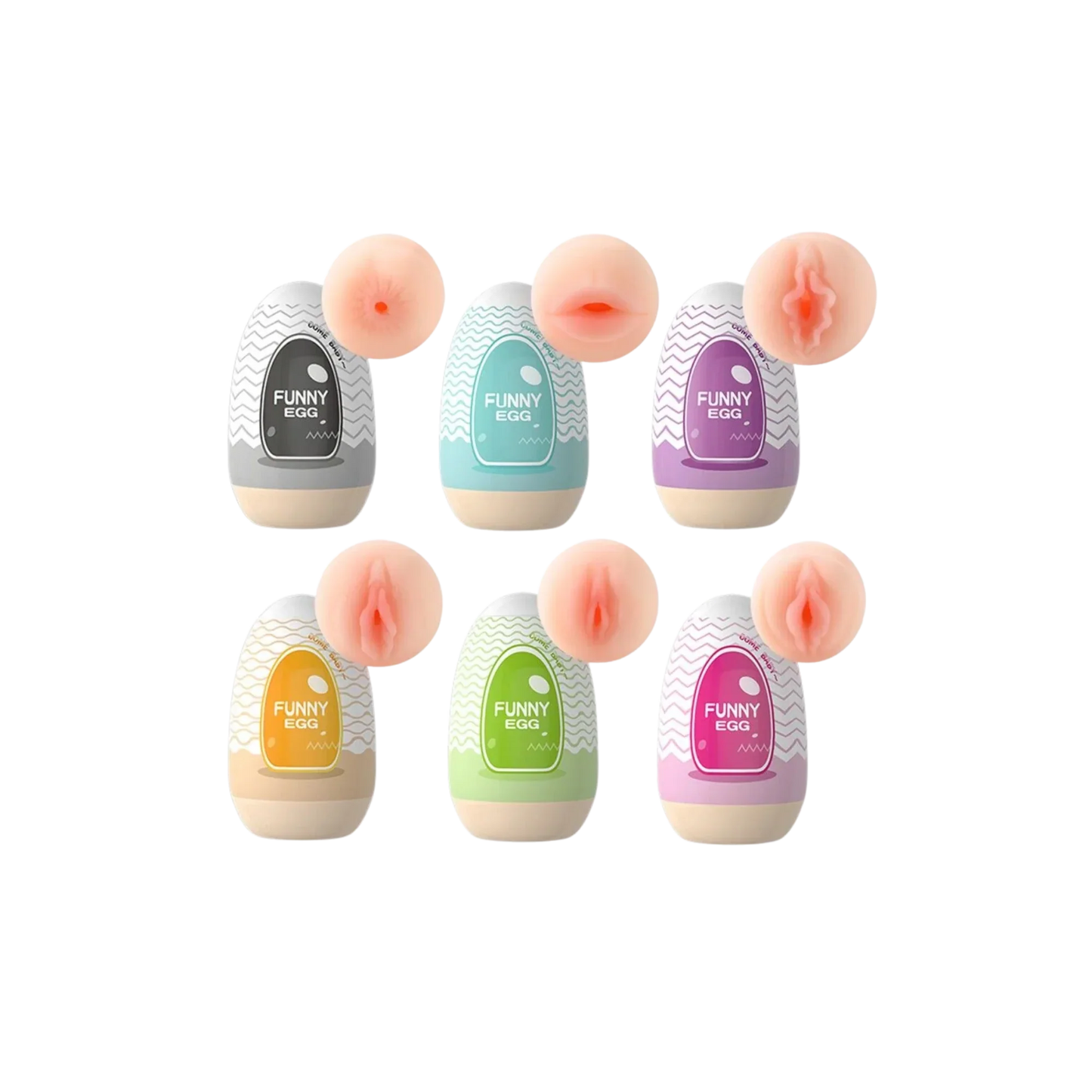 Juego de huevos divertidos por piezas