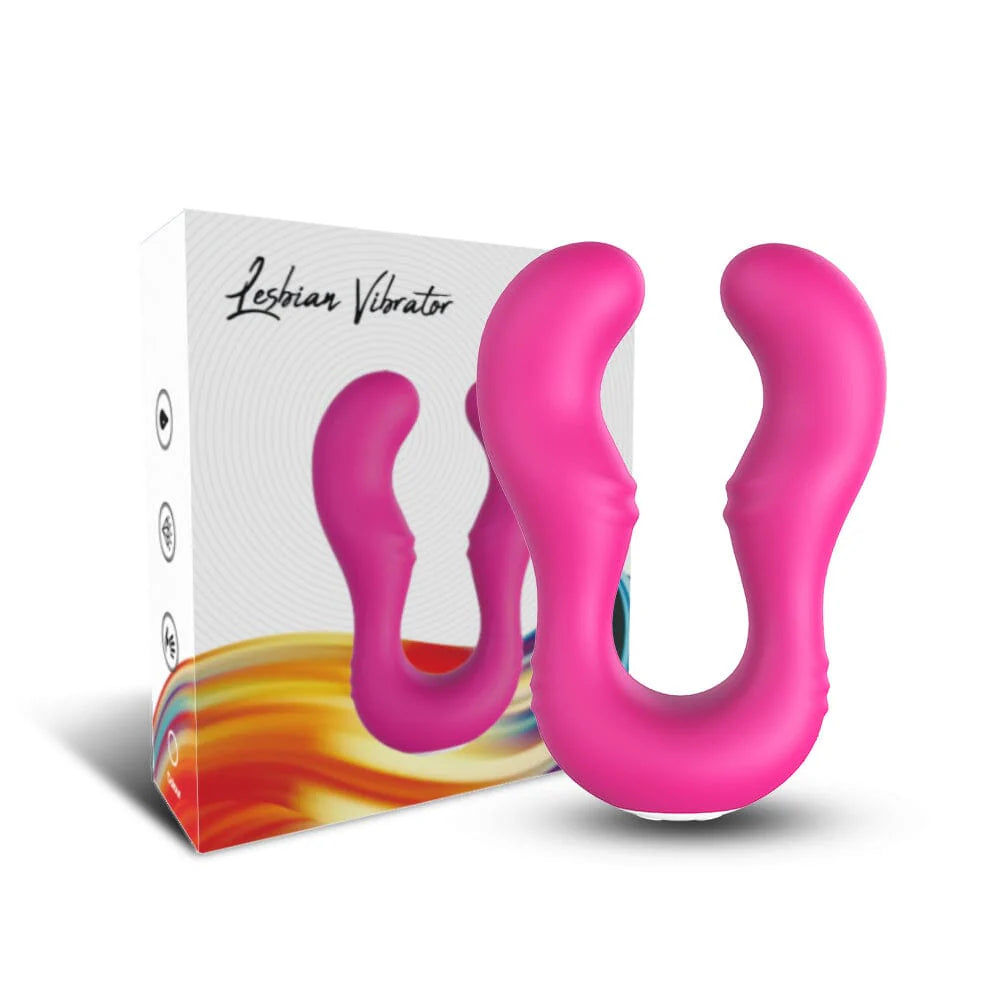 Vibrador lésbico de silicon médico