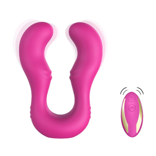 Vibrador lésbico de silicon médico