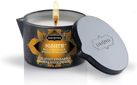 Vela para masaje Ignite 170g Coconut Pineapple