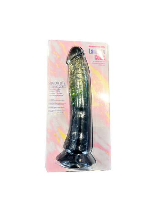 Dildo realista Tpe acabado metalico