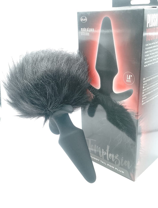 Plug anal con cola de conejo