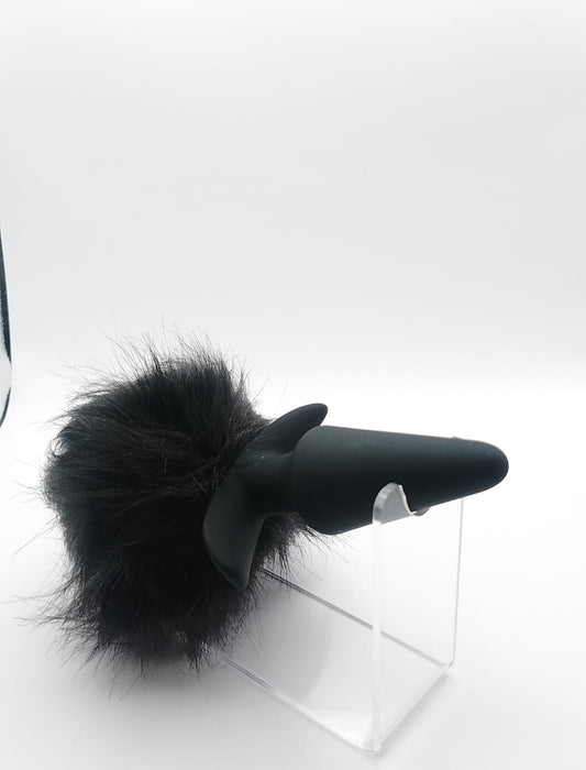 Plug anal con cola de conejo