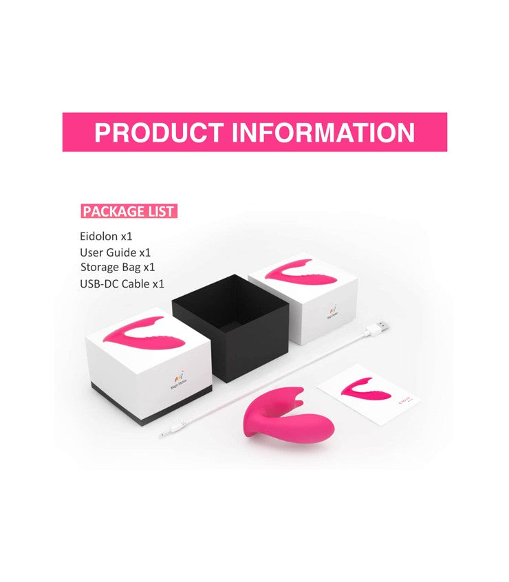 MAGIC MOTION VIBRADOR EIDOLON DOBLE MOTOR APP