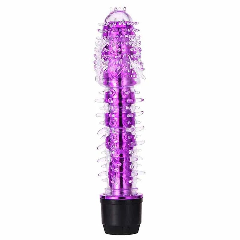 vibrador de funda jelly/ una función/ usa 2 pilas AAA
