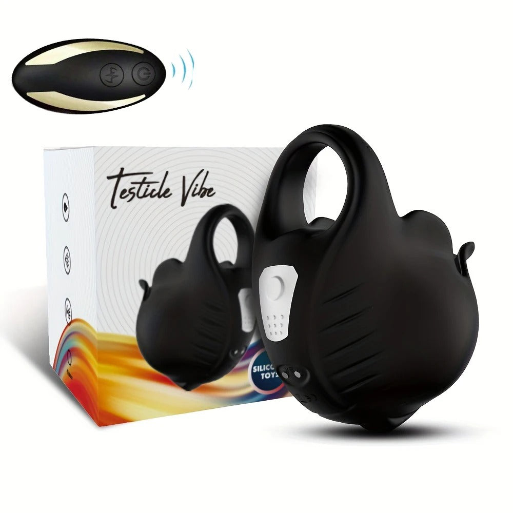 Anillo con estimulador para testiculos de silicón USB