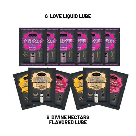 Kamasutra Get Slippery Sex-To-Go KitInclud lubricante