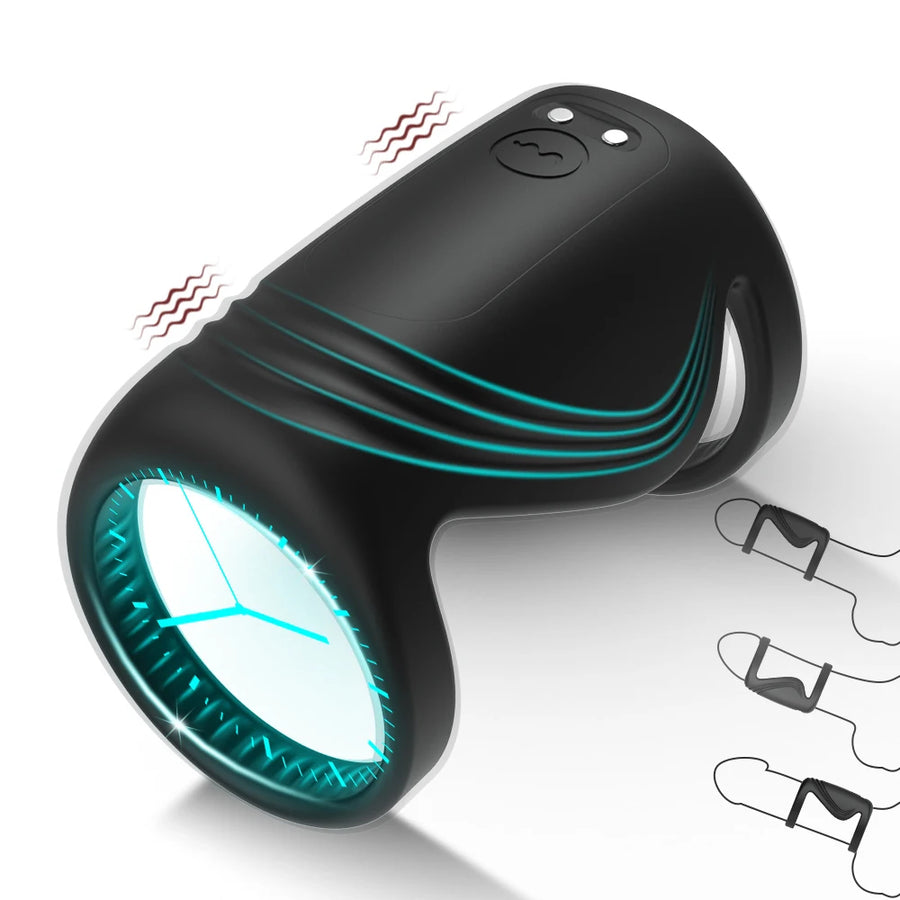 Anillo Vibrador con App & Control Remoto — 9 Modos | Silicón Premium