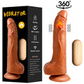 Vibrador Giratorio 360° con Calor y Control Remoto