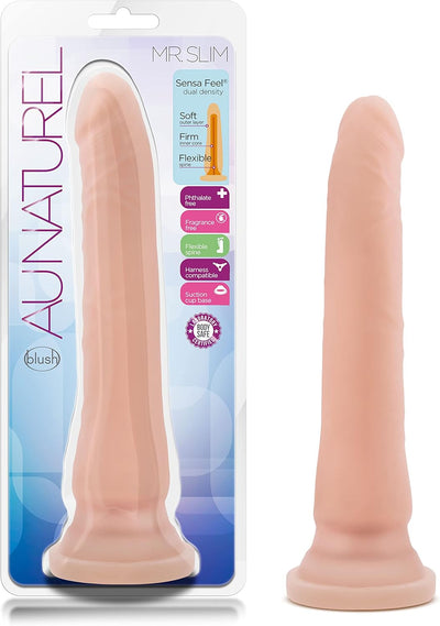 Dildo Ultra Realista Au Naturel 23.5 cm – TPE Super Suave, Ventosa y Arnés