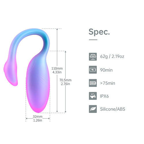 Flamingo Max - Vibrador Inteligente con Entrenador Kegel y App Control