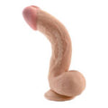 Dildo Ultra Realista Articulable 21.5cm – Compatible con Arnés y Ventosa