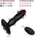 Plug Anal Vibrador con Golpeteo — 10 Modos & Control Remoto