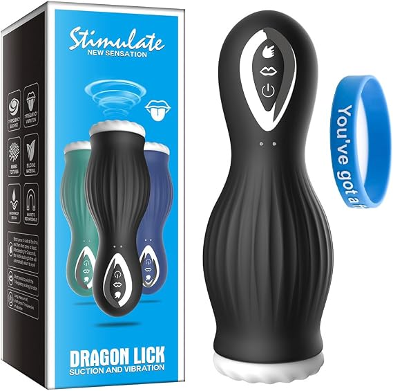Masturbador Dragon Spin — Succión, Rotación & 7 Modos