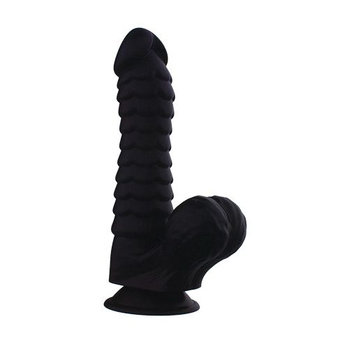 Dildo de Silicón con Ondulaciones 20.5 cm – Pink Toys