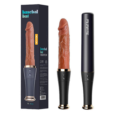 Vibrador Dildo Baseball Bat con Calentamiento y Extensión