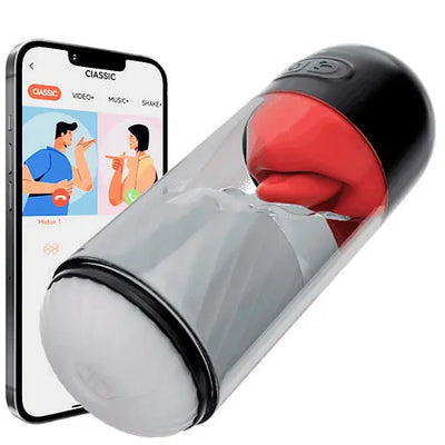 Masturbador London — Lengua Rotatoria, 10 Modos & Control por App