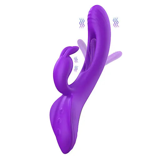 Vibrador Cassia Pink – 7 Modos de Aleteo y Vibración Recargable USB