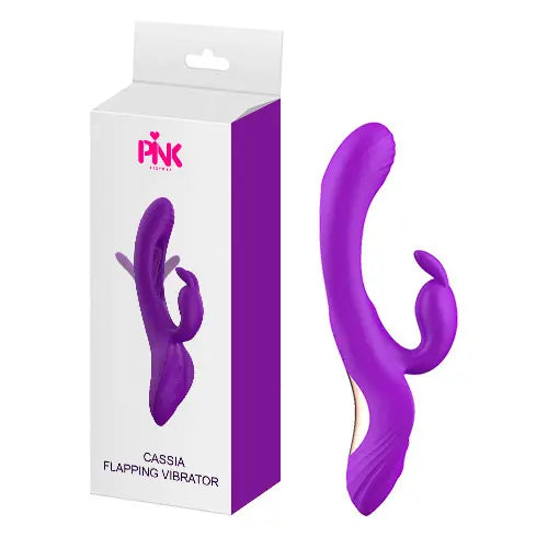 Vibrador Cassia Pink – 7 Modos de Aleteo y Vibración Recargable USB