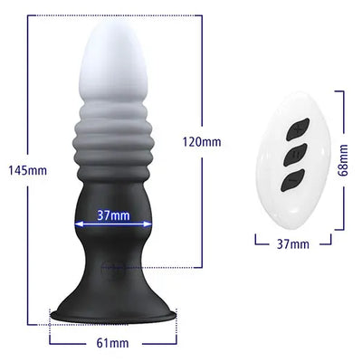 Vibrador Coren Pink — Empuje & Vibración con Control Remoto