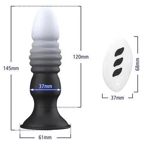 Vibrador Coren Pink — Empuje & Vibración con Control Remoto
