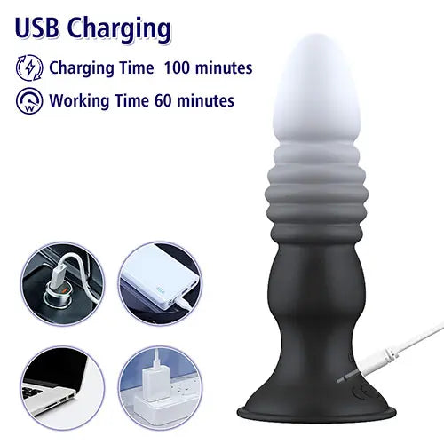 Vibrador Coren Pink — Empuje & Vibración con Control Remoto