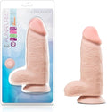 Dildo Extra Grueso Au Naturel 25 cm – Doble Densidad, Ventosa y Arnés