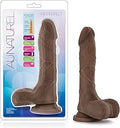 Dildo Realista Chocolate 21.5 cm – TPE, Ventosa y Arnés