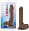 Dildo Realista Chocolate 21.5 cm – TPE, Ventosa y Arnés
