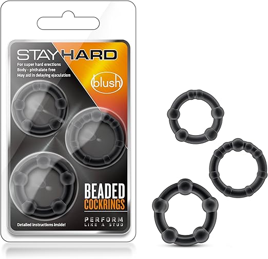 Stay Hard Anillo Tpe Negro