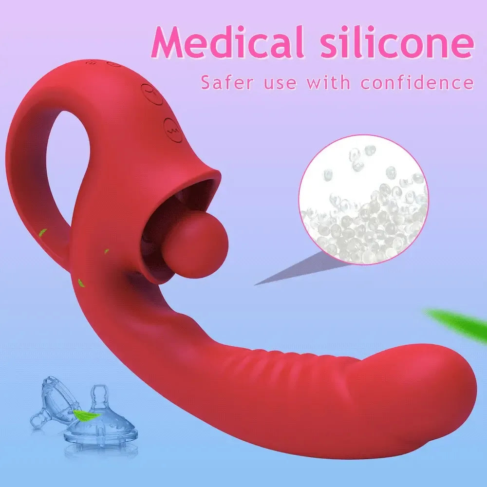 Vibrador Realista Doble Cabezal