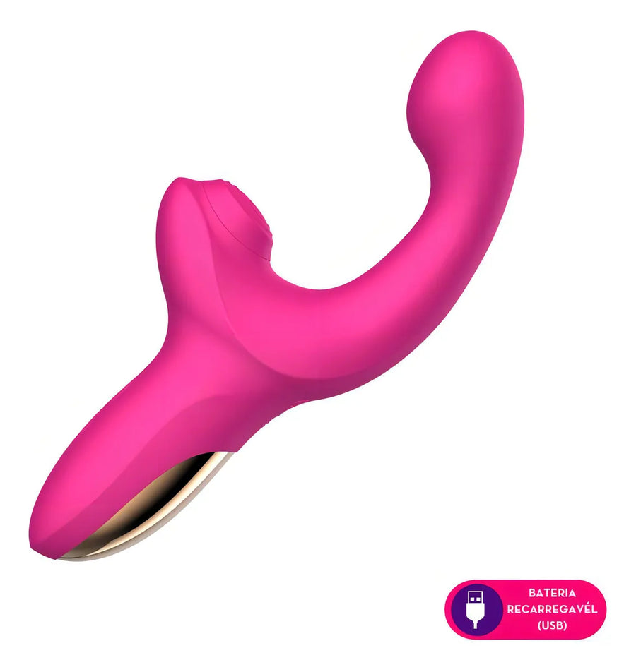 Vibrador de Punto G con Estimulador de Clítoris – 10 Modos Recargable