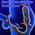 Jackman Three Ring Telescopic – Plug Anal con Anillo y APP