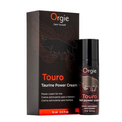 Touro – Crema Potenciadora de Erección con Taurina, Ginkgo y Ginseng 15ml