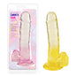 Dildo realista de TPE 22 x 4.5 cm Compatible con arnés + Base con ventosa