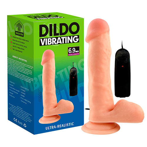 Dildo Realista Vibrador 17.5 cm