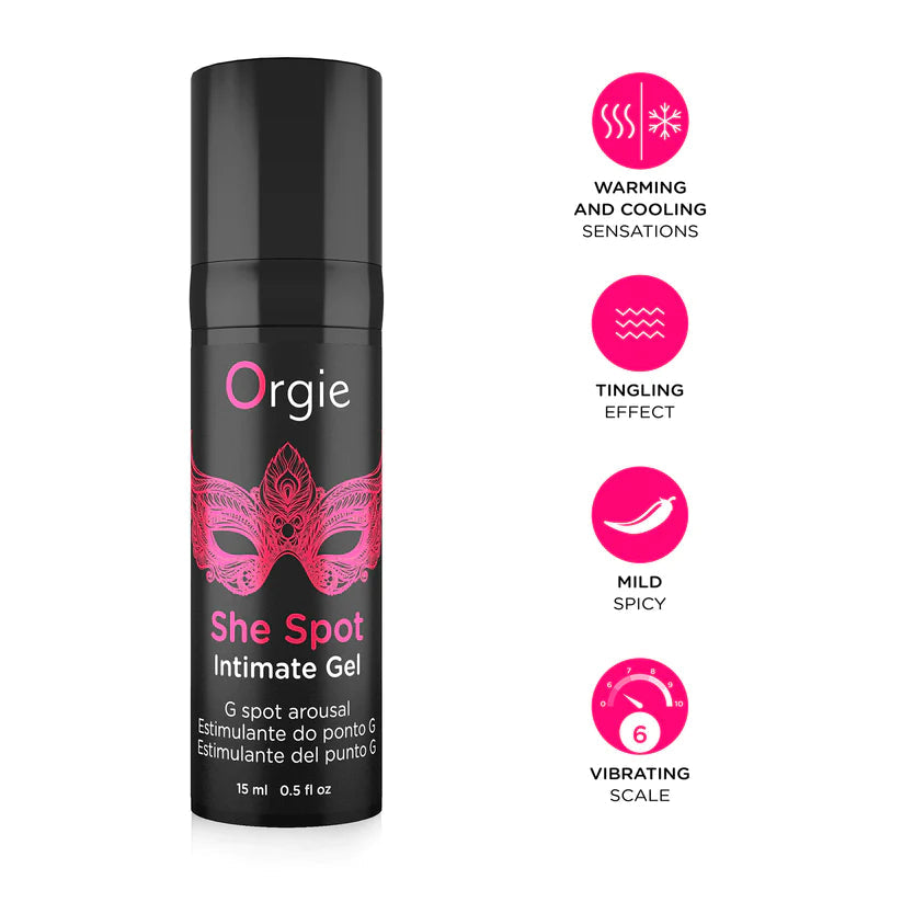 She Spot – Gel Excitante Punto G con Efecto Vibración 15 ml