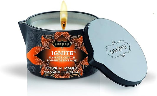 Vela para masaje Ignite 170g Tropical Mango