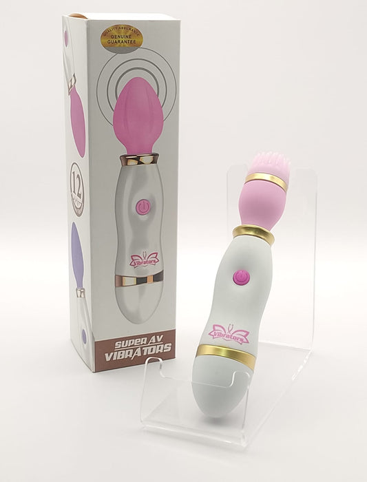 Mengjiao Stick C Estimulador 12 funciones Rosa