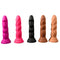 Dildo Silicón Líquido Texturizado 17.7 cm – Ventosa y Compatible Arnés