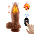 Liquid Silicon Dildo Dragon Brown - vista 4