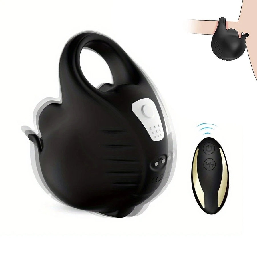 Anillo Vibrador con Estimulador de Testículos – Silicón USB