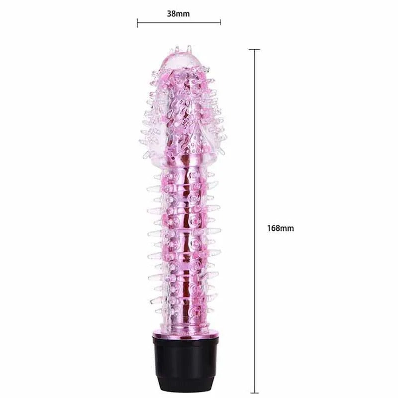 vibrador de funda jelly/ una función/ usa 2 pilas AAA