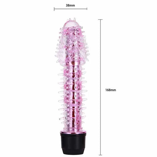 vibrador de funda jelly/ una función/ usa 2 pilas AAA