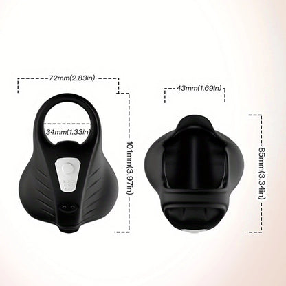 Anillo con estimulador para testiculos de silicón USB